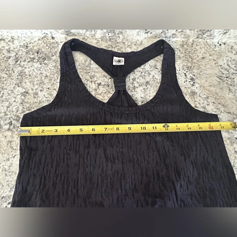 Body Glove Semi Sheer Burnout Ruffle Racerback Swim Cover Up Dress Tunic Size L - Picture 10 of 11